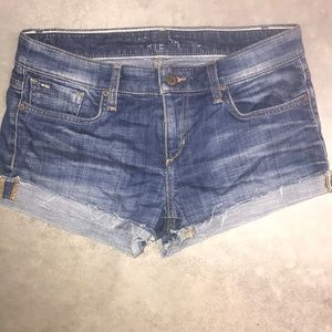 Joes cutoff shorts designer